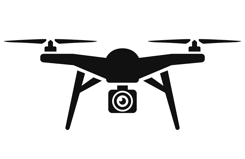 Illustration drone pictogramme